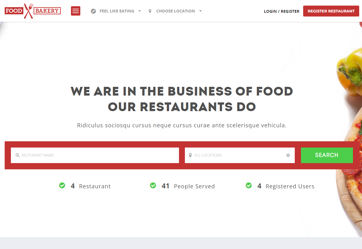 Los Angeles Website Case-Restaurant Ordering